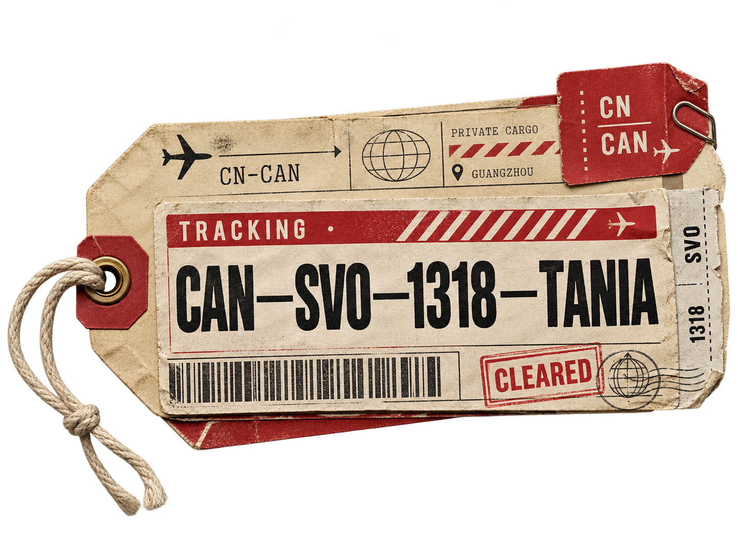 TRACKING · CAN—SVO—1318—TANIA